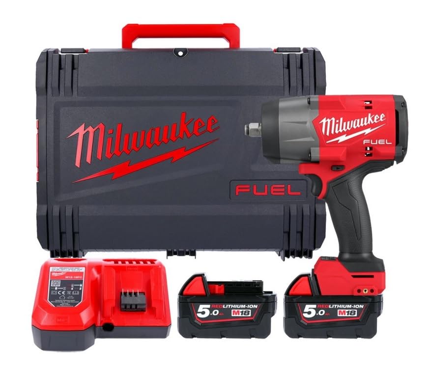 Milwaukee Llave de impacto M18 ONEIWF12-502X Fuel™ ONE-Key™ 1/2" FR 18V 2 x 5.0Ah Li-ion