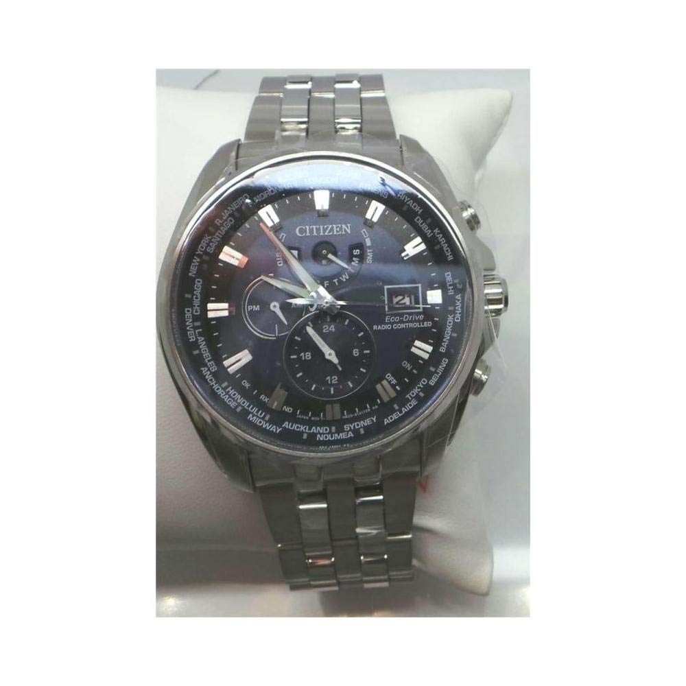 Citizen Reloj Dial Multi para Hombres de Eco-Drive con Correa en Acero Inoxidable AT9030-55L