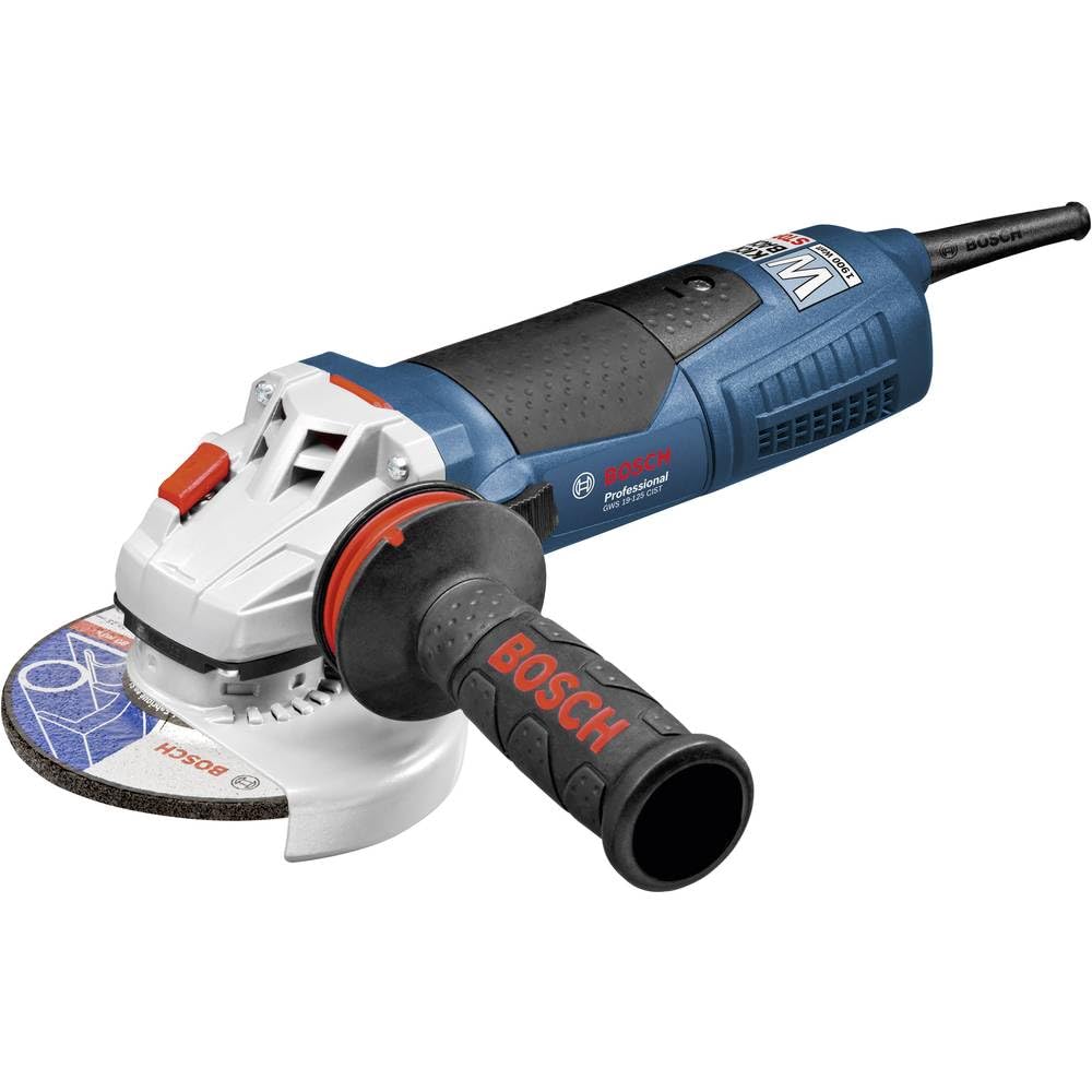 Bosch Professional GWS 19-125 CIST - Amoladora angular (1900 W, Ø disco 125 mm, Antivibration, KickBack-Stop, alto par, en caja)