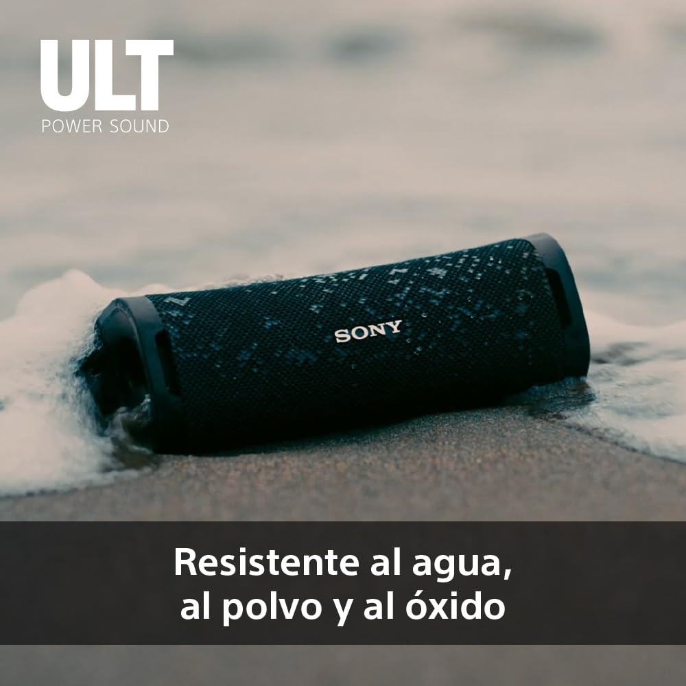 Sony ULT Field 1 Altavoz inalámbrico Bluetooth portátil con ULT Power Sound, Ultimate Deep Bass, IP67, Resistente a los Golpes, 12H de batería, Llamadas nítidas, Negro