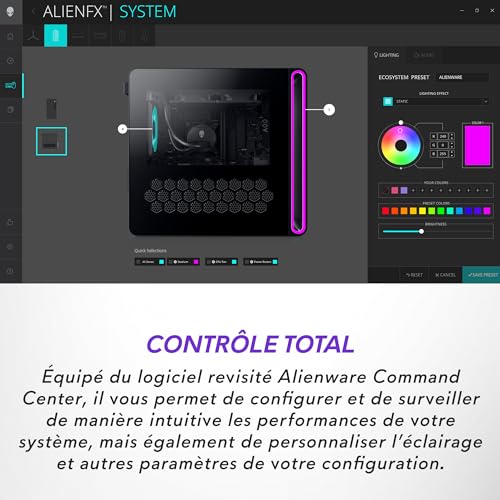 Alienware Aurora R16 RPL Ordenador Gaming, Procesador Intel Core i7-14700KF, 32GB RAM, 1TB SSD, Gráfico NVIDIA GeForce RTX 4070 12GB GDDR6X, Windows 11 Home, Basalt Black