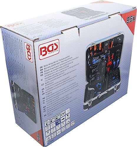 BGS 15504 | Maletín de herramientas combinadas de refrigeración y aire acondicionado | 86 piezas