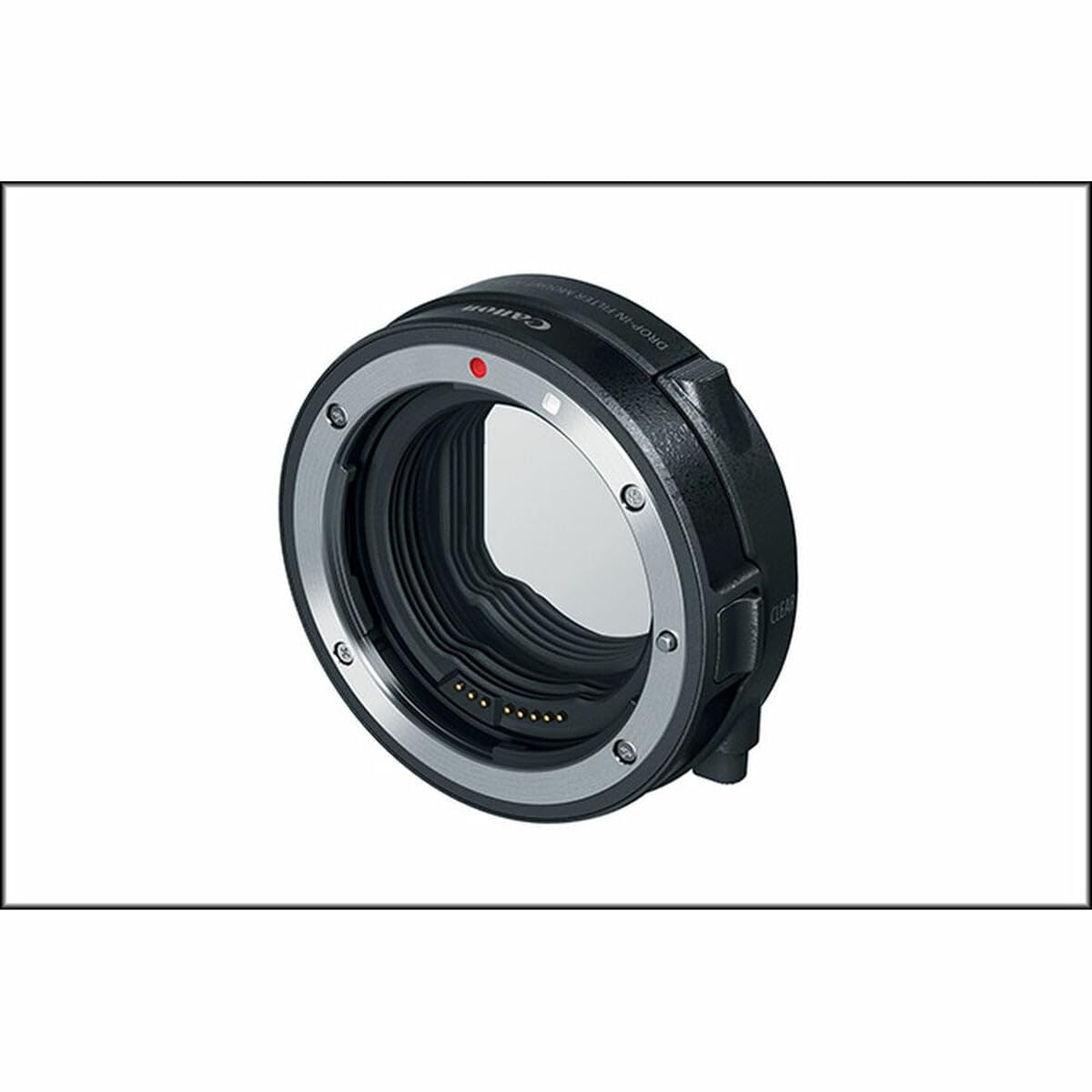 Canon EF-EOS R - Adaptador para Objetivo de cámaras Canon (Montura EF-R, Compatible con EOS R, Filtro Polarizador Circular), Color Negro