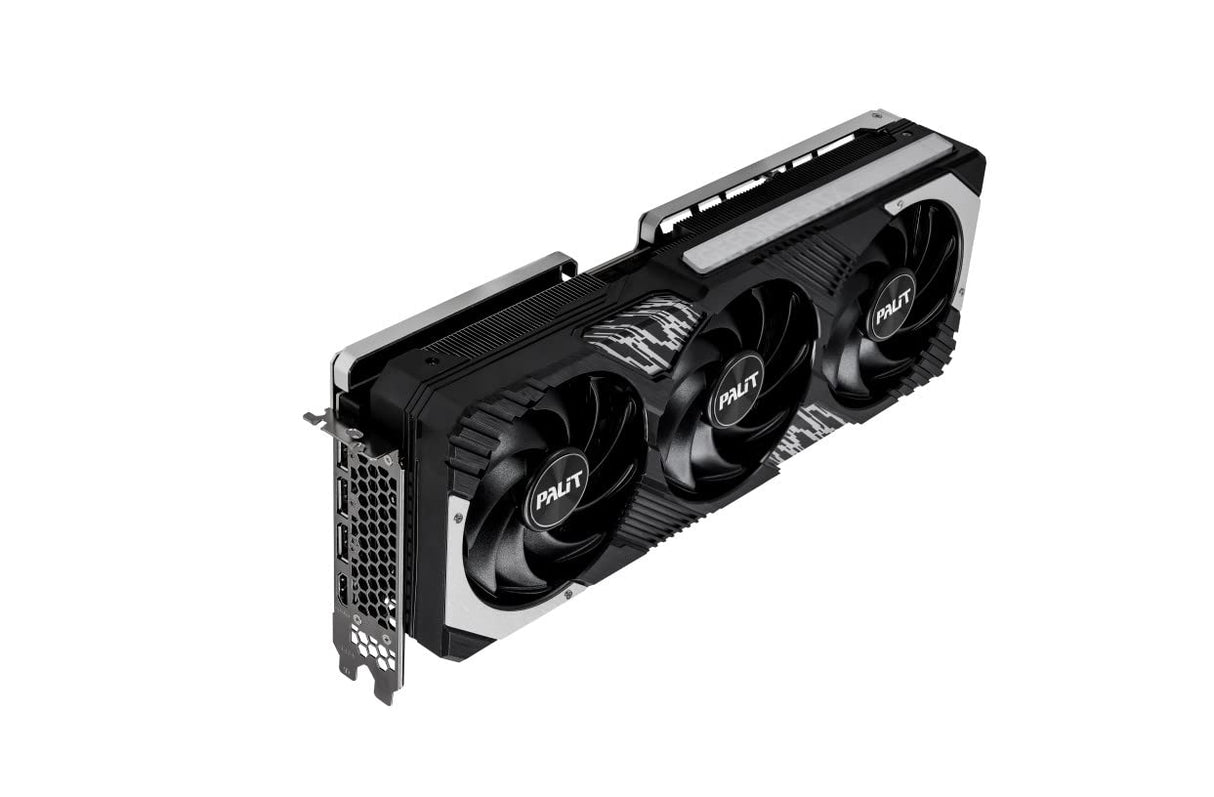 Palit GeForce RTX 4070 Ti Gaming Pro - Tarjeta gráfica de 12 GB GDDR6X, Reloj gráfico de 2310 MHz, PCIe 4.0, 1 HDMI, 3 Puertos de visualización