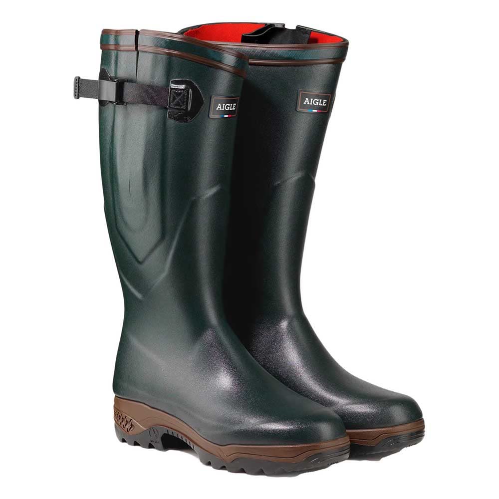 Aigle Parcours 2 Iso, Botas de agua Unisex adulto, Verde Grün Bronze, 46 EU