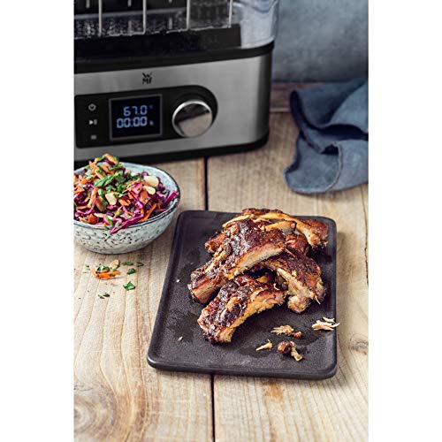 WMF Lono - Cocedora al vacio baja temperatura (entre 35º y 90º), 2 en 1, cocina al vacío y olla de cocion lenta, cocina profesional, tanque 6 l de TRITAN libre de BPA