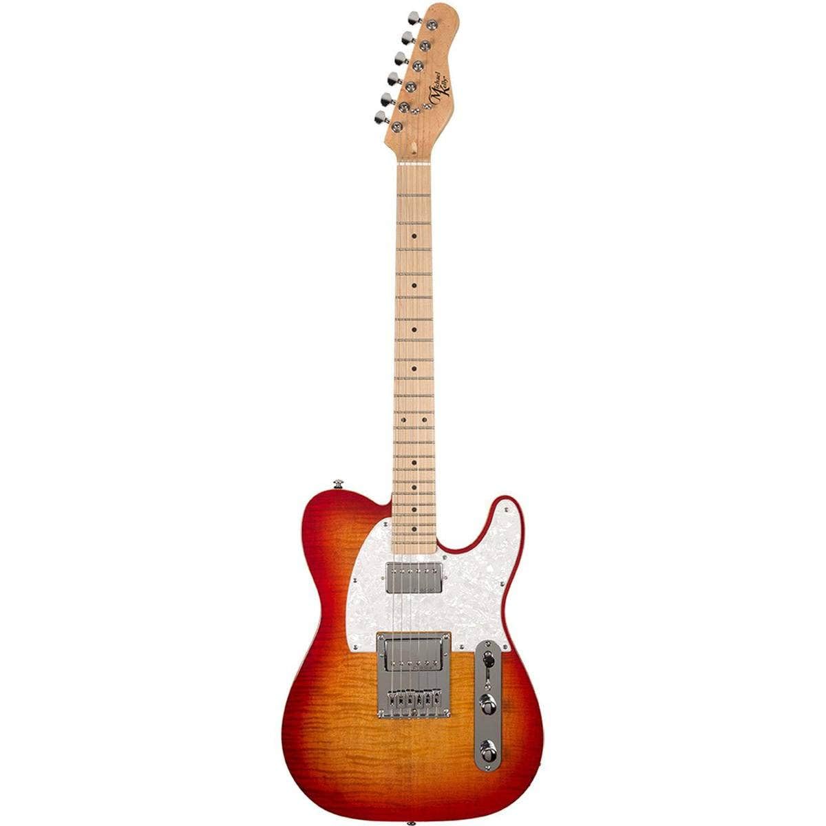 Michael Kelly 1950s 53DB Guitarra eléctrica de cuerpo sólido de 6 cuerdas (MK53HCSMRO)