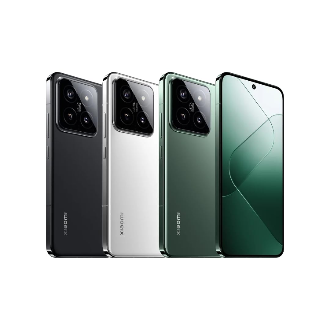Xiaomi 14 Smartphone, 12+256GB Handy ohne Vertrag, 120Hz 6.36'' AMOLED Display, Snapdragon 8 Gen3, 4610mAh, 90W HyperCharge, IP68 Staub- undwasserdicht, Leica Kamera (Grün)