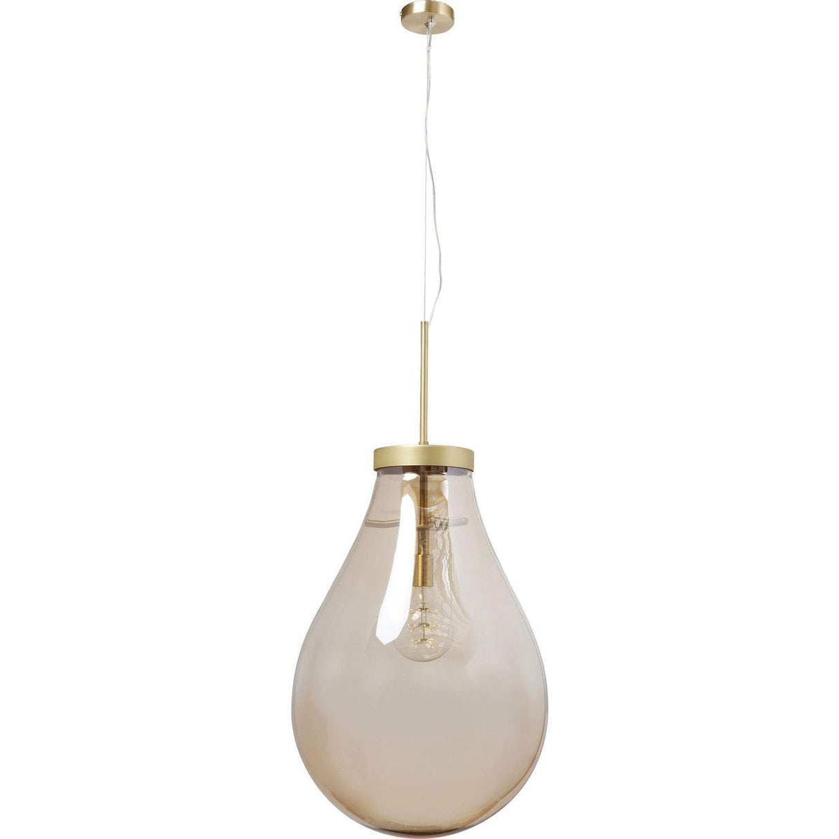 KARE Lámpara Colgante Pear 50 cm, Dorado