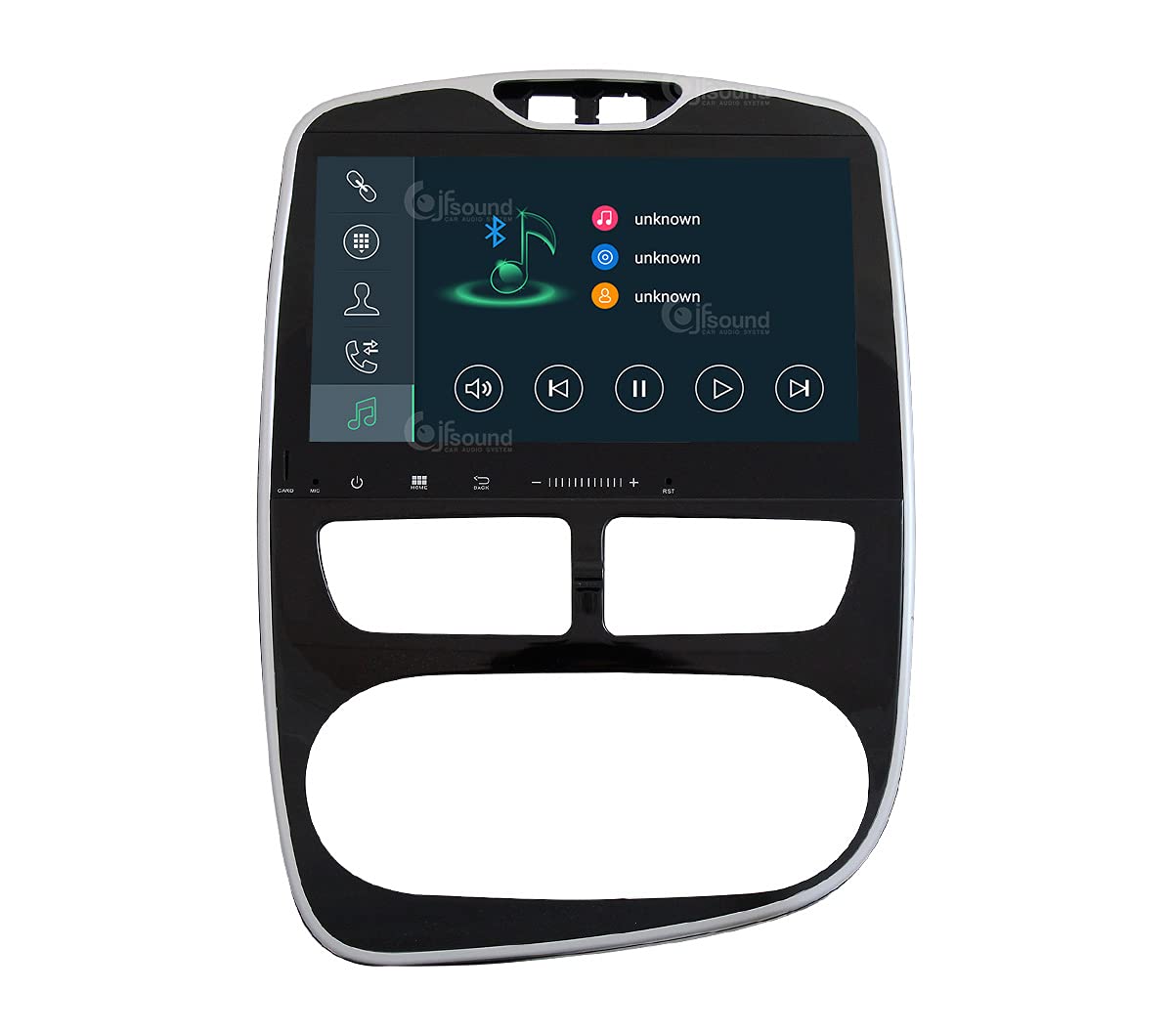 Autorradio de Ajuste Personalizado para Renault Clio Android GPS Bluetooth WiFi Dab USB Pantalla táctil Full HD 10" procesador de 8 núcleos y comandos de Voz