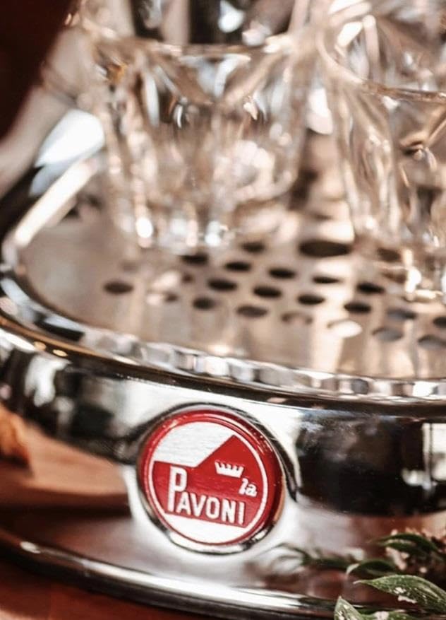 La Pavoni Lever Handle Coffee Maker with a Capacity of 0.8l from Smeg Stradivari Europiccola Lusso LPLSTH01EU, Steel