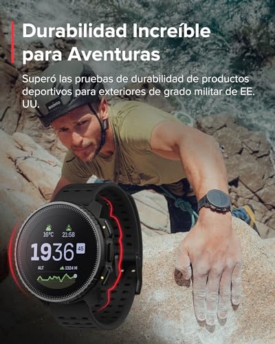 SUUNTO Vertical Reloj Deportivo - Smartwatch GPS, GPS de Doble Frecuencia, Mapas sin Conexión Gratuitos, Autonomía de hasta 50 Días, Carcasa Resistente Militarmente, Resistente al Agua hasta 100m