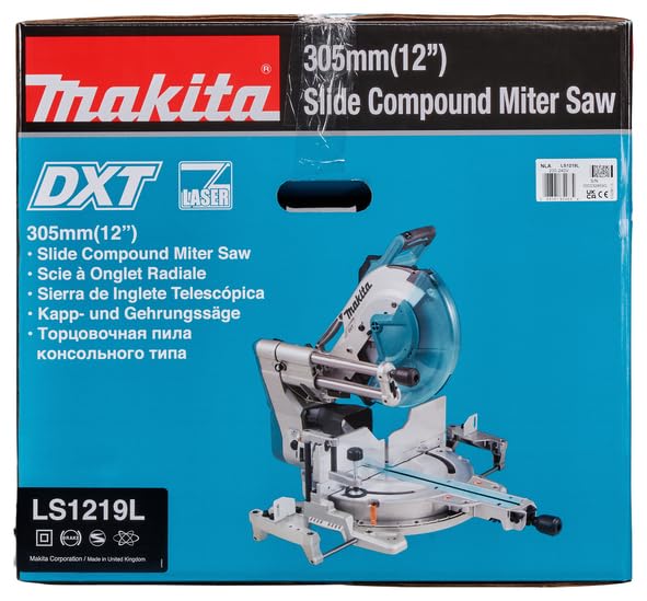 Makita - LS1219L - Ingletadora telescópica 305mm