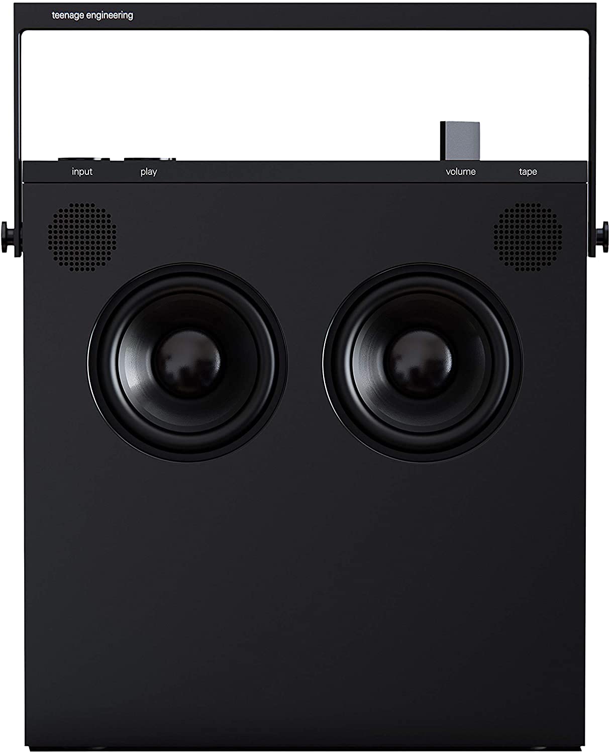 Teenage Engineering OB–4 Altavoz estéreo portátil inalámbrico con Bluetooth, radio FM, bacteria recargable y duradera con una duración de 40 horas, negro