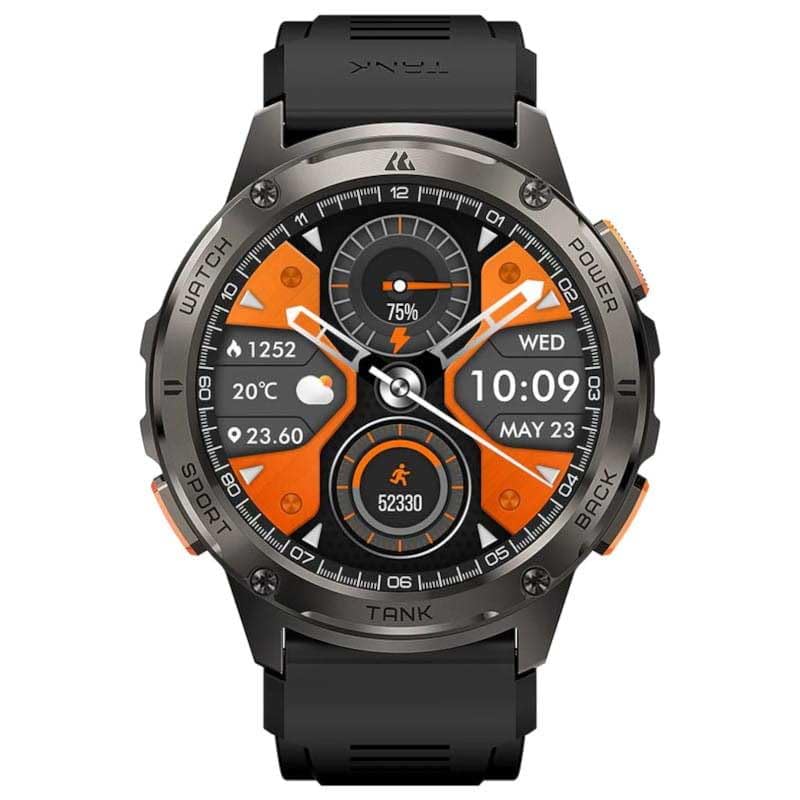 KOSPET 07000018000 Reloj Inteligente Tank T3 de 1.4 Pulgadas AMOLED Negro