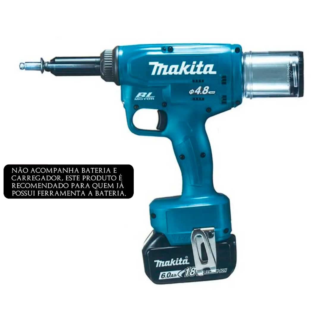 Makita DRV150Z - Remachadora de batería (18 V, ion de litio)/ solo, sin batería y sin cargador