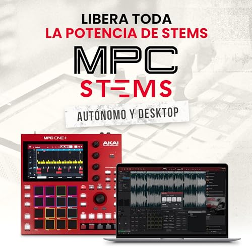 AKAI Professional MPC One+ caja de ritmos autónoma, creador de ritmos y controlador MIDI con wifi, Bluetooth, drum pads, plugins y pantalla táctil