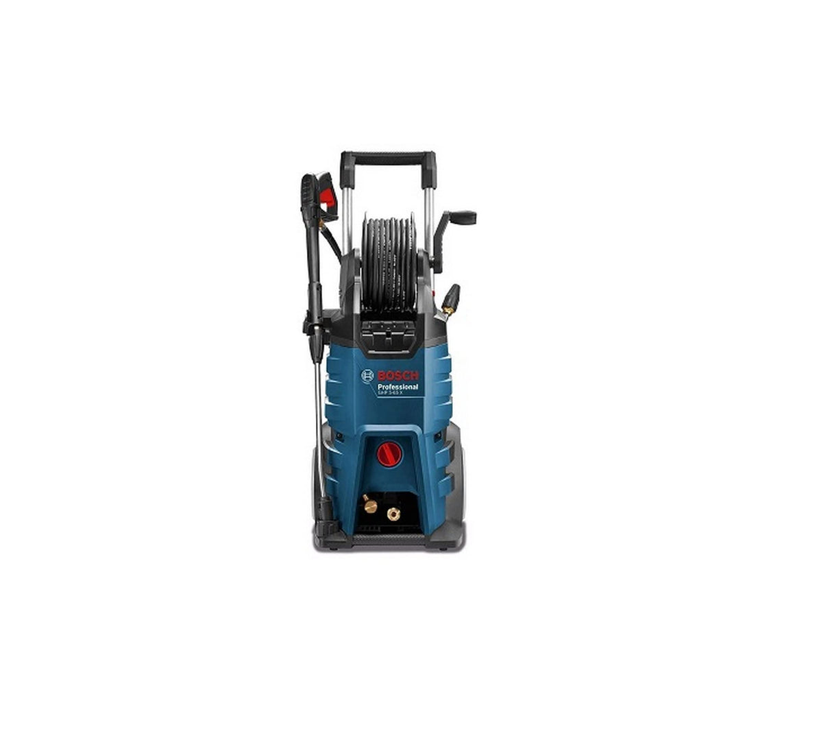 Bosch Professional GHP 5-65 X - Hidrolimpiadora de alta presión (160 bares, 520 l/h, enrollador de manguera, 2 lanzas)