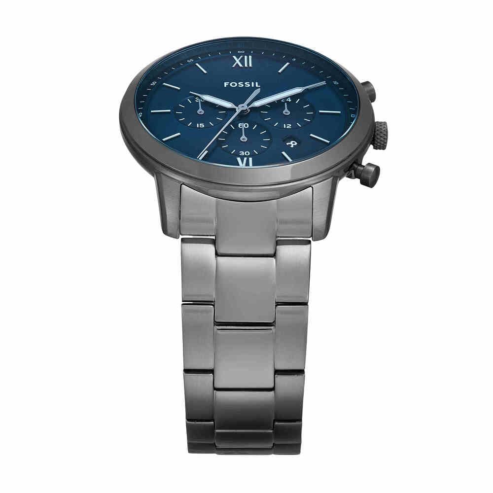 Fossil Reloj Analógico para Hombre de Cuarzo con Correa en Acero Inoxidable FS6111