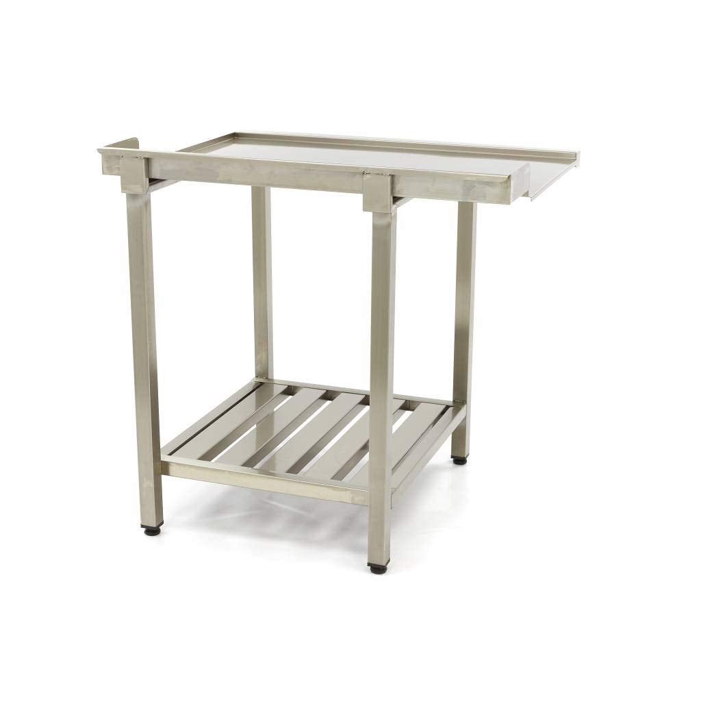 Maxima Mesa para Lavavajillas - 70 x 75cm - Derecha - con Salpicadero y Estante de Almacenamiento