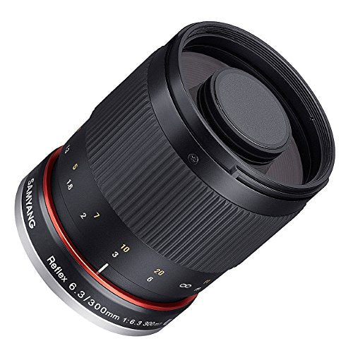 Samyang Reflex f/6.3 300mm Fujifilm X MILC Negro - Objetivo (MILC, 9/9, 0,9 m, Fujifilm X, Manual, 30 cm)