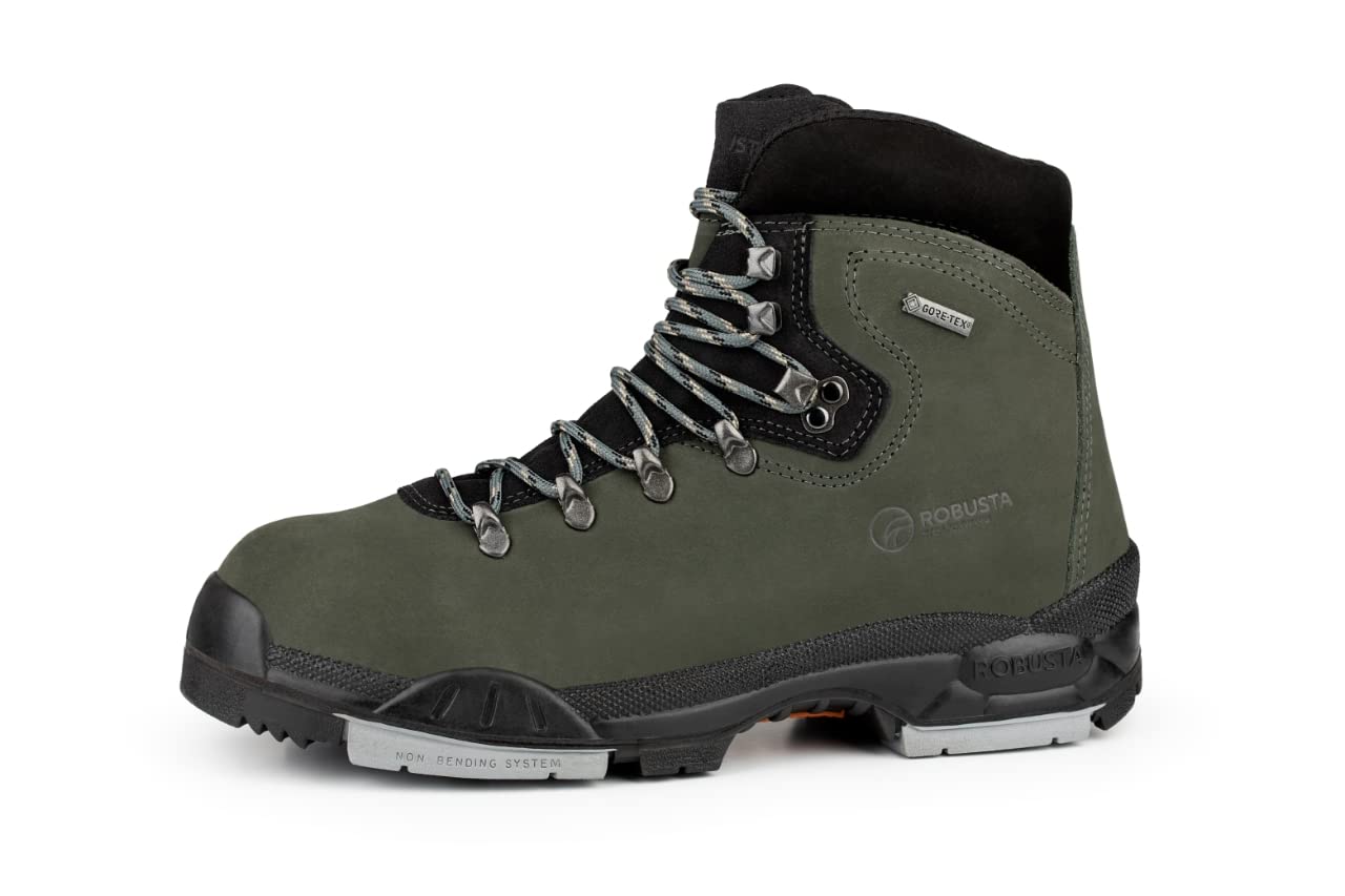 ROBUSTA Calzado Seguridad, DASCILUS S3+Ci+HI+HRO+WR Acero 35/50 Unisex Adulto, Gris, 45 EU Ancho