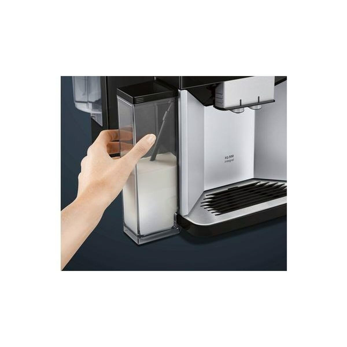 SIEMENS Expresso con amoladora EQ 500 Integral 1500 W Plata