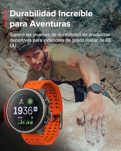 SUUNTO Vertical Reloj Deportivo - Smartwatch GPS, GPS de Doble Frecuencia, Mapas sin Conexión Gratuitos, Autonomía de hasta 50 Días, Carcasa Resistente Militarmente, Resistente al Agua hasta 100m