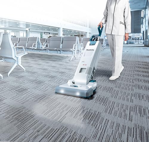 Makita VC010GZ Aspiradora Vertical sin escobillas, 3 Velocidades, Azul