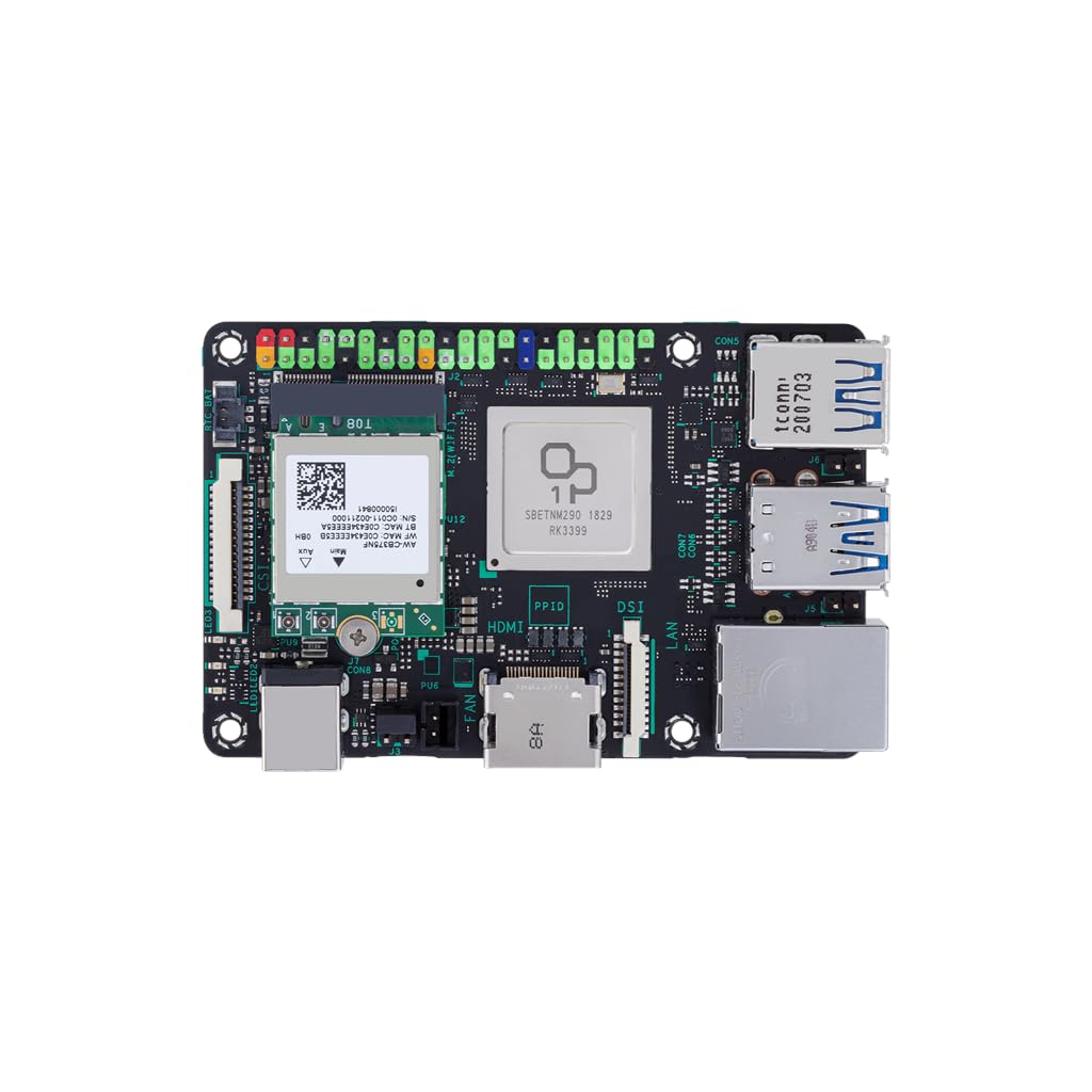 ASUS Tinker Board 2 - Placa SBC (Ordenador monoplaca), Procesador de 64 bits Arm Big.Little, Rendimiento Informático Mejorado y Menos Energía Consumada