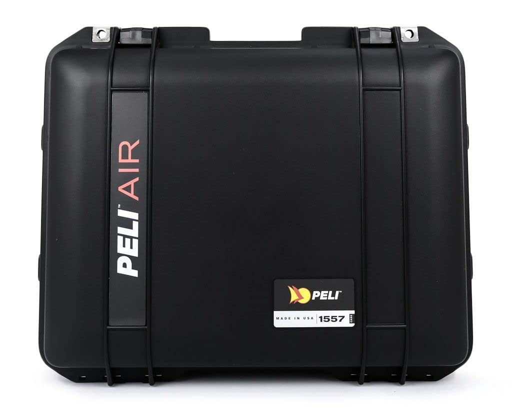 Peli 1557 Air Maleta de Transporte Ligera para Drones y cámaras, estanca e Impermeable al Polvo, 36L de Capacidad, Fabricada en EE.UU., con divisores Personalizables TrekPak, Color Negro