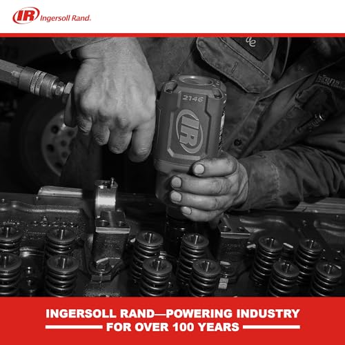 Ingersoll-Rand 2146Q1MAX Llave de Impacto Neumática 3/4 Pulgada - 2700 Nm Par de Tuerca, Ligera 3,5 kg - Tecnología Silenciosa y Control Óptimo
