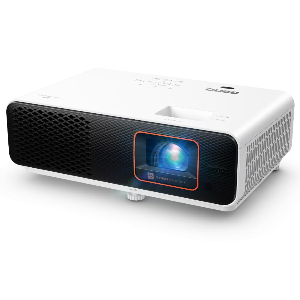 BenQ X500i Proyector Gaming Tiro Corto 4K Verdadero UHD HDR 4LED 2200 Lúmenes | Tiempo de Respuesta de 4ms | Modo de Juego Automático | Xbox, PS5, Switch