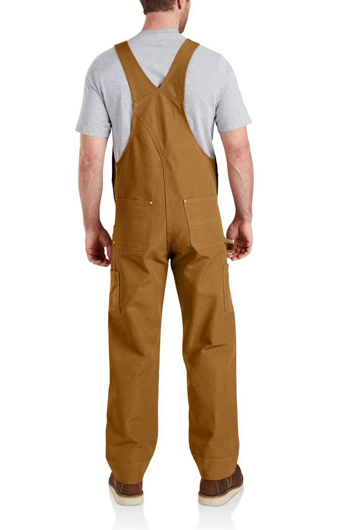 Carhartt, Hombre, Peto En Algodón De Lona, Corte Ligeramente Holgado, Marrón Carhartt®, W30 / L30