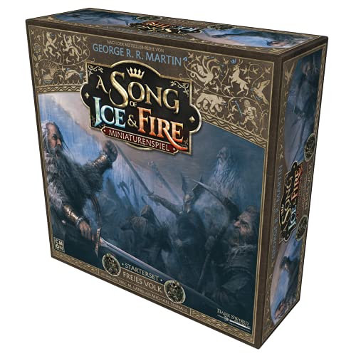 Asmodee | CMON | A Song of Ice & Fire – Pueblo Libre | Starterset | Tabletop | 2 Jugadores | A Partir de 14+ años | 45+ Minutos | Alemán | Plurilingüe