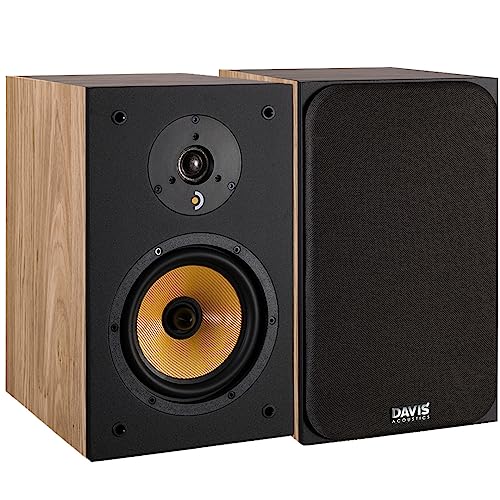 Davis Acoustics Ariane 2 Roble Claro (Light Oak) - Par de Altavoces de 2 vías/2 Altavoces