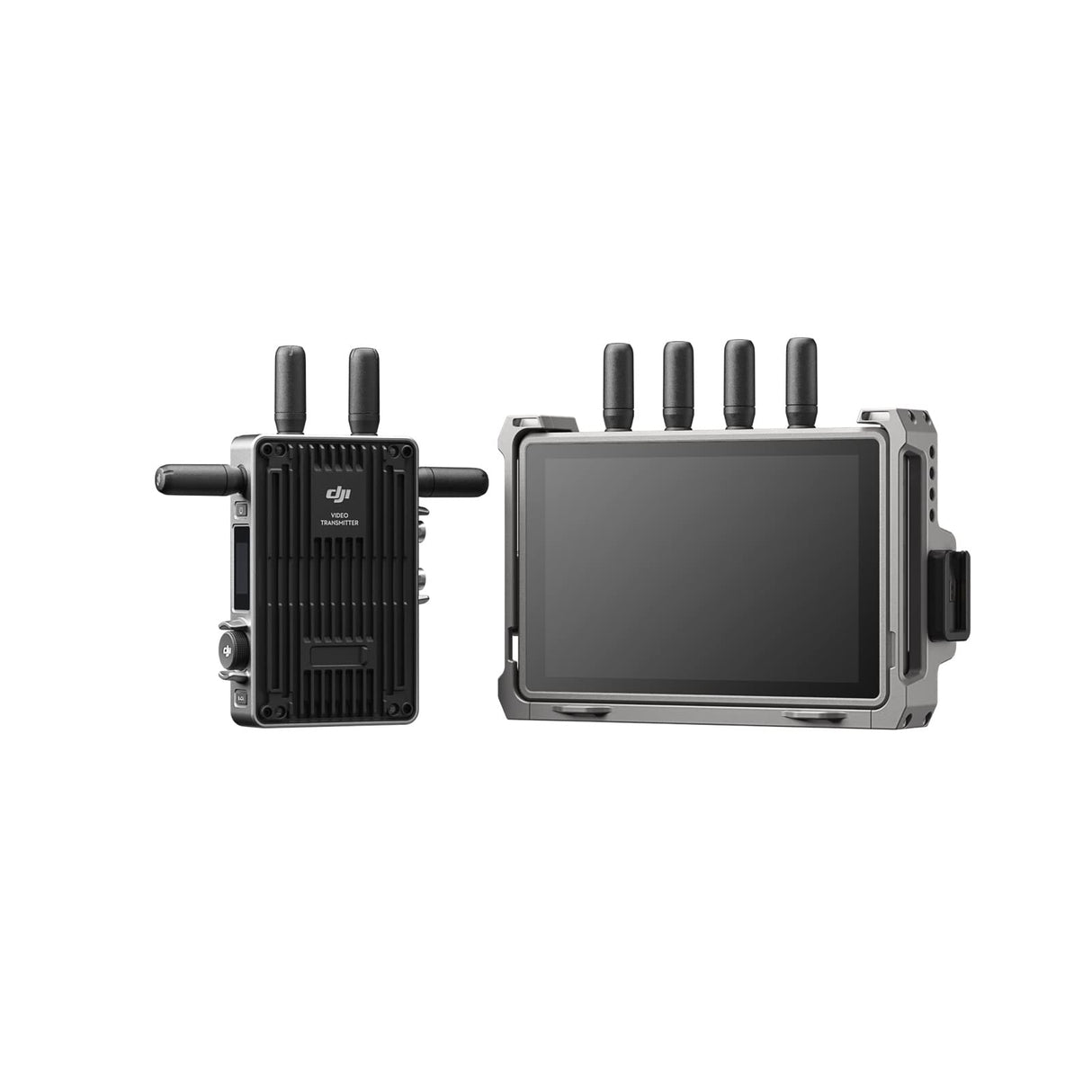 DJI Transmission (Pack de Monitor de Alto Brillo), transmisión en 1080p/60 fps a 6 km, transmisor y Monitor de Alto Brillo, Receptor inalámbrico Integrado, Control de estabilizador/Enfoque/cámara