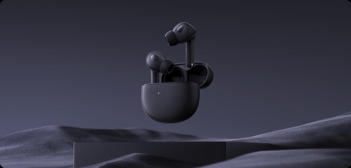 XIAOMI Buds 3T Pro - Auriculares inalámbricos con cancelación de Ruido de 40 dB, tecnología de Audio Dimensional Avanzada, Hi-Fi, batería ultraduradera, Negro (Versión ES + 3 años de garantía)