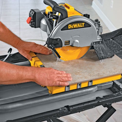 DeWalt d24000-gb mojado sierra cortadora de azulejos con soporte, 250 mm Diámetro de la rueda, 240 V