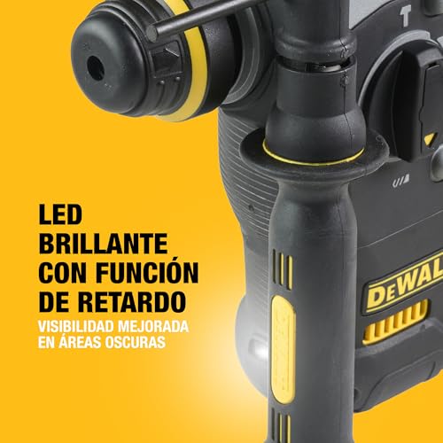 DEWALT Taladro Percutor Sin Escobillas SDS-Plus XR 18V de 24mm, No incluye Batería ni Cargador, DCH273N-XJ