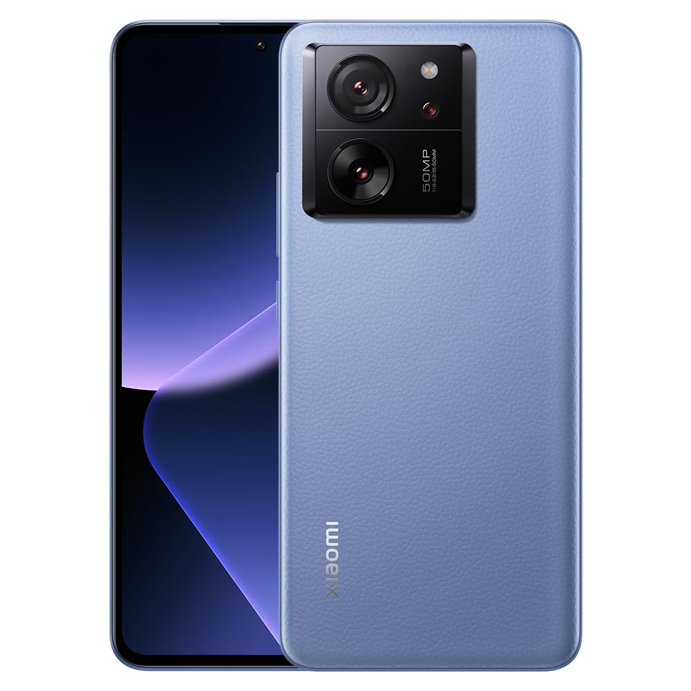 Xiaomi 13T Smartphone 12GB+256GB 6.67" FHD+ AMOLED DotDisplay 5000mAh 30W Carga inalámbrica MediaTek Dimensity 8200-Ultra (Azul)