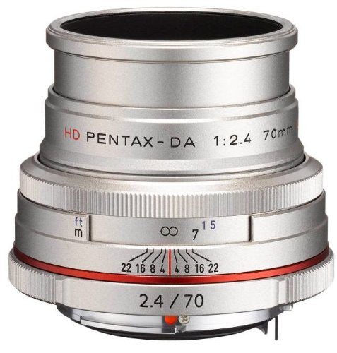 PENTAX HD PENTAX-DA Limited - Objetivo (70 mm, F 2,4), Color Plateado
