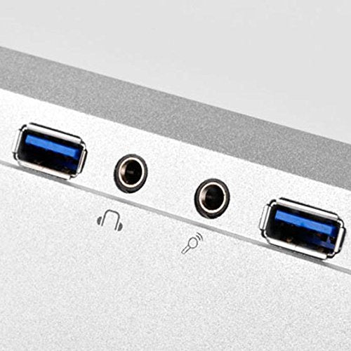 SilverStone SST-FTZ01S - Carcasa de Ordenador Fortress Mini-ITX para Juegos de Alto Rendimiento, Plata