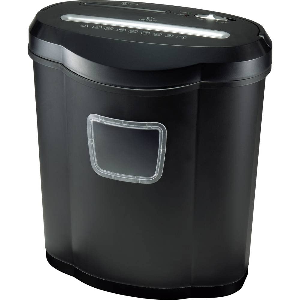 Renkforce RF-4504608-PPS-300 triturador de Papel Corte en partículas 4 x 38 mm Número de Hojas (máx.): 10 Nivel de Seguridad 4 Destruido auc, Negro