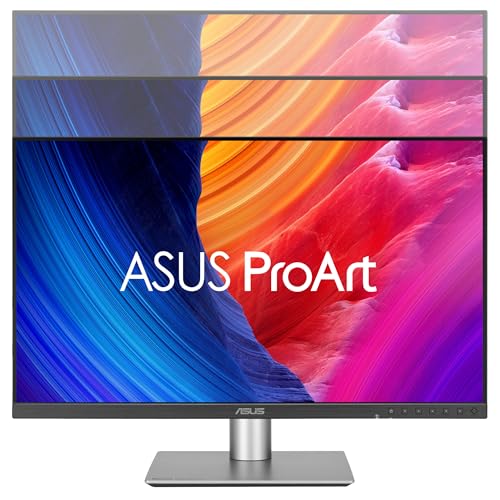 ASUS ProArt Display PA278CFRV - Monitor Profesional de 27", IPS, QHD (2560 x 1440), LuxPixel AGLR, 100Hz, USB-C PD 96W, VESA DisplayHDR 400 y MediaSync, Soporte ergonómico, Sostenibilidad ecológica