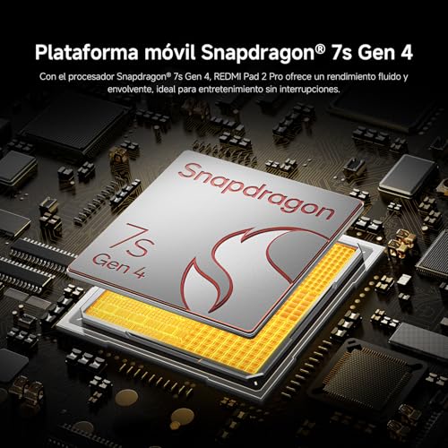 XIAOMI Redmi Pad 2 Pro + Teclado - Tablet de 12.1" 2.5K (Snapdragon 7s Gen 4, 6GB de RAM, 128GB de ROM, WiFi 6 + Bluetooth 5.3, Batería de 12000 mAh, Cargador no Incluido), Gris (Versión ES)