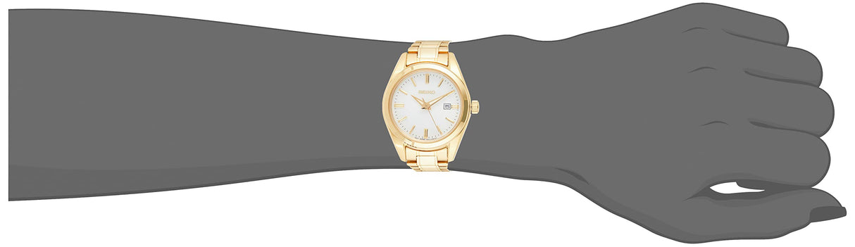 Seiko UK Limited - EU Reloj Mujer de Cuarzo analógico con Correa en Acero Inoxidable SUR632P1