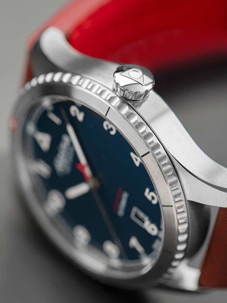 Alpina Reloj Analógico para Hombre de Cuarzo con Correa en Acero Inoxidable mid-39657