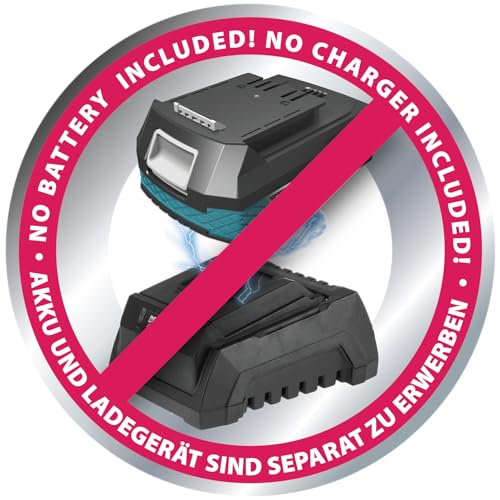 DEDRA Cortacésped inalámbrico 2 x 18 V SAS + All DED6997X, Ancho de Corte 46 cm