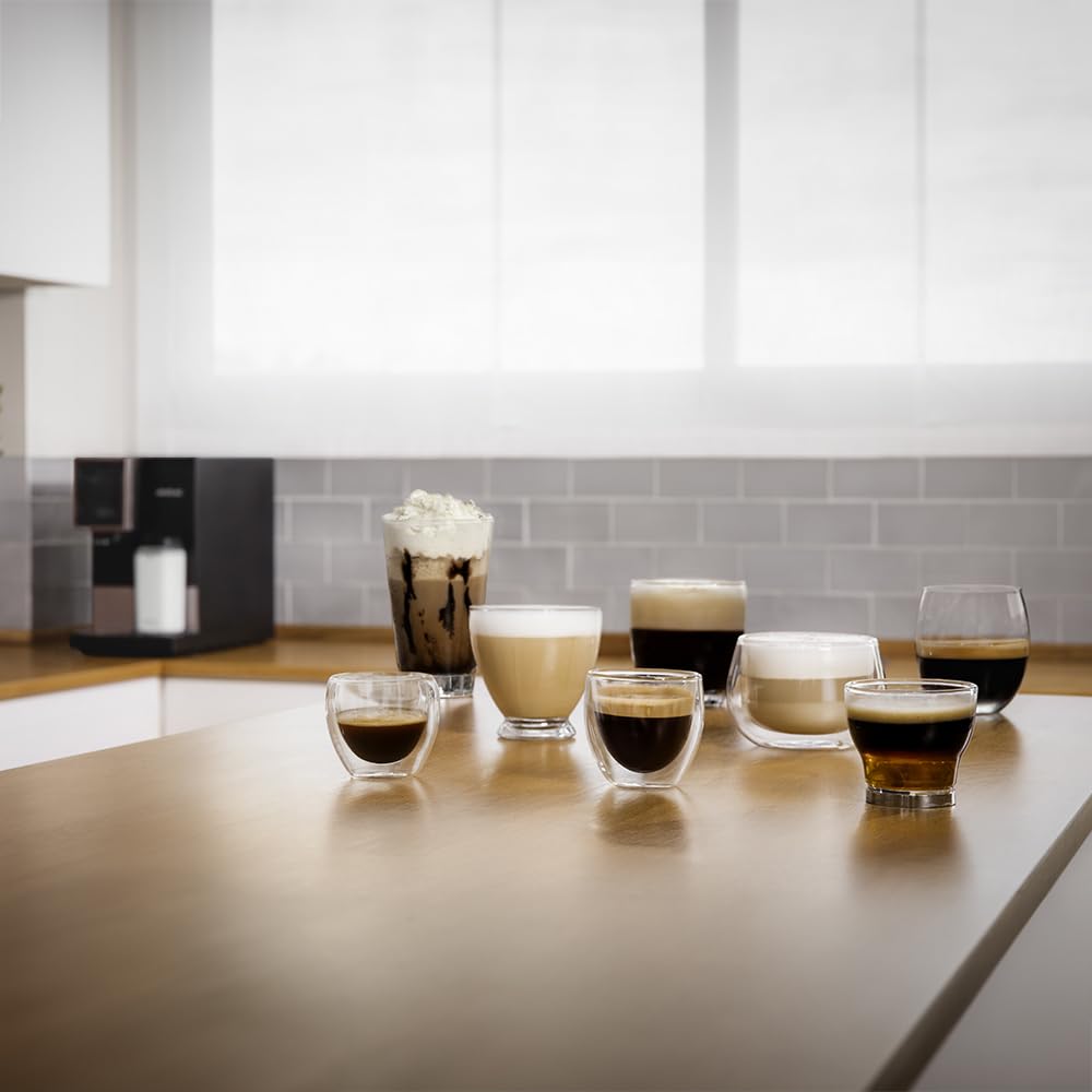 Cecotec Cafetera Superautomática Compacta con Wifi Cremmaet Compactccino Connected Black Rose. 1350W, 19 Bares, Pantalla TFT y APP, Molinillo, Tanque de Leche 400ml y 1L de Agua
